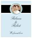 Simple Portrait Vertical Big Rectangle Wedding Labels